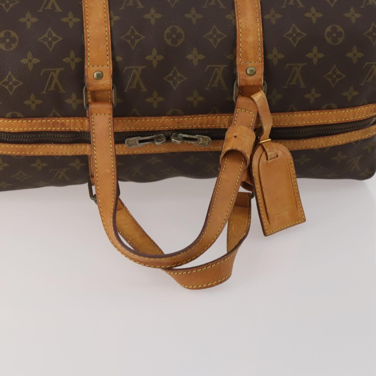 LOUIS VUITTON Monogram Sac Souple 45 Boston Bag M41624 LV Auth bs35386