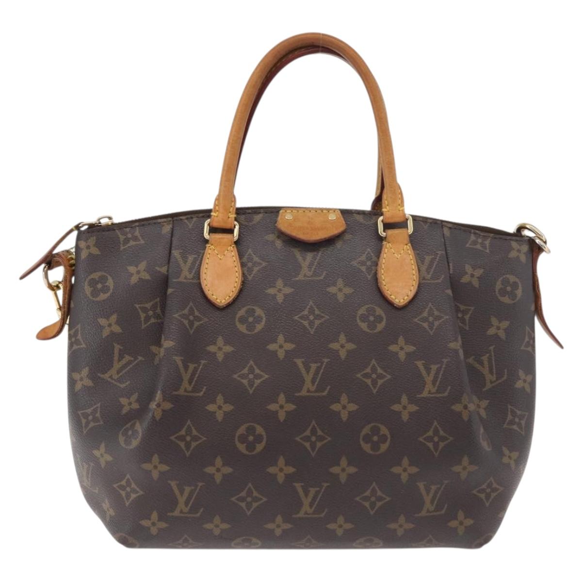 LOUIS VUITTON Monogram Turen PM Hand Bag 2way M48813 LV Auth bs35403