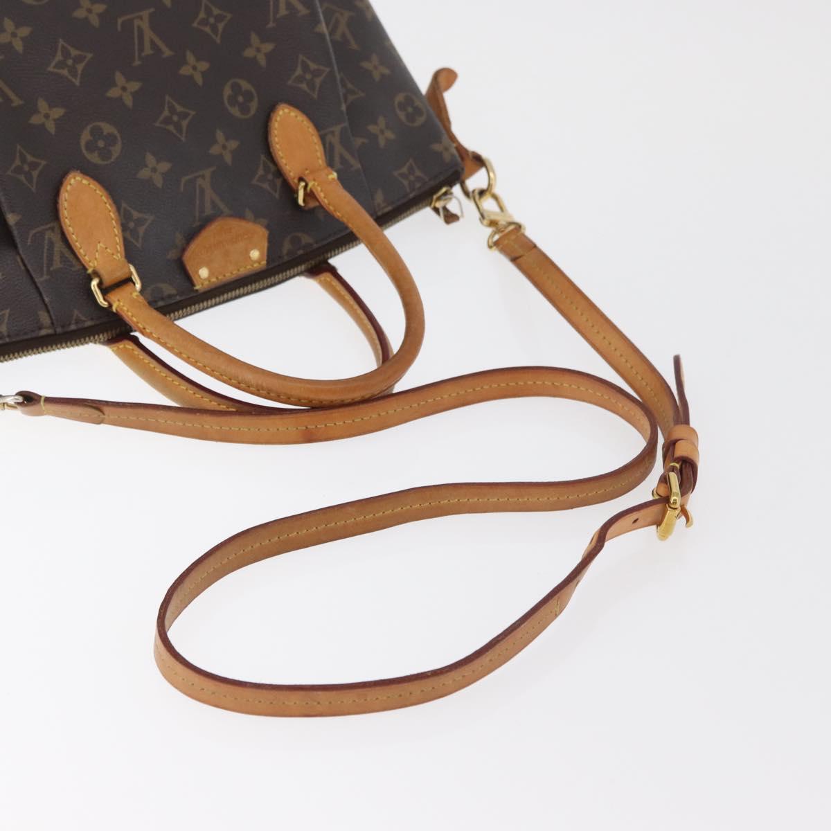 LOUIS VUITTON Monogram Turen PM Hand Bag 2way M48813 LV Auth bs35403