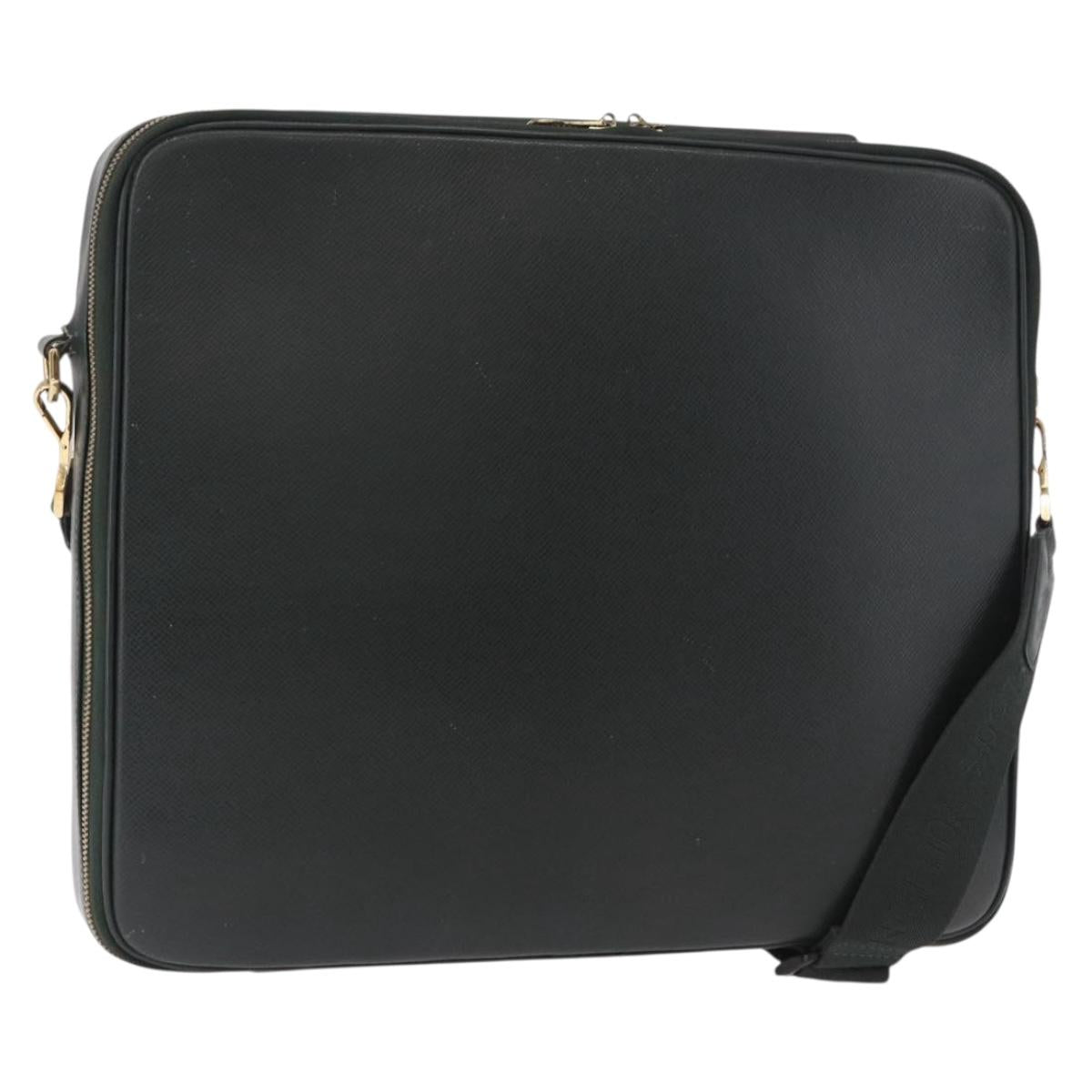 LOUIS VUITTON Taiga Porte Ordina Tour Odessa Bag Epicea M30834 LV Auth bs35414