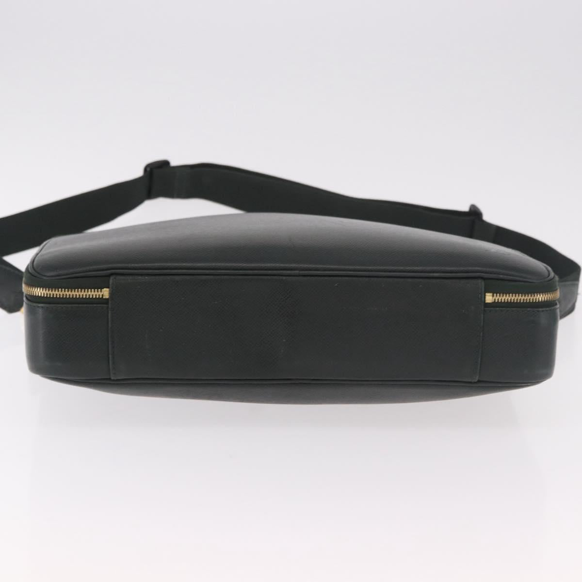 LOUIS VUITTON Taiga Porte Ordina Tour Odessa Bag Epicea M30834 LV Auth bs35414