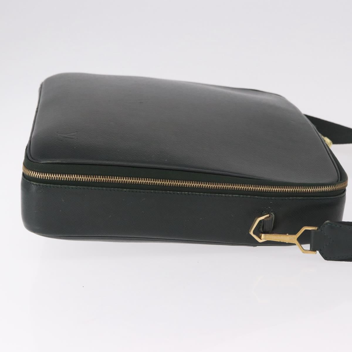 LOUIS VUITTON Taiga Porte Ordina Tour Odessa Bag Epicea M30834 LV Auth bs35414