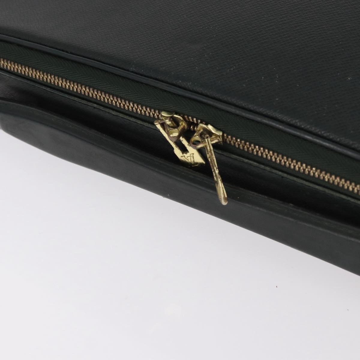 LOUIS VUITTON Taiga Porte Ordina Tour Odessa Bag Epicea M30834 LV Auth bs35414