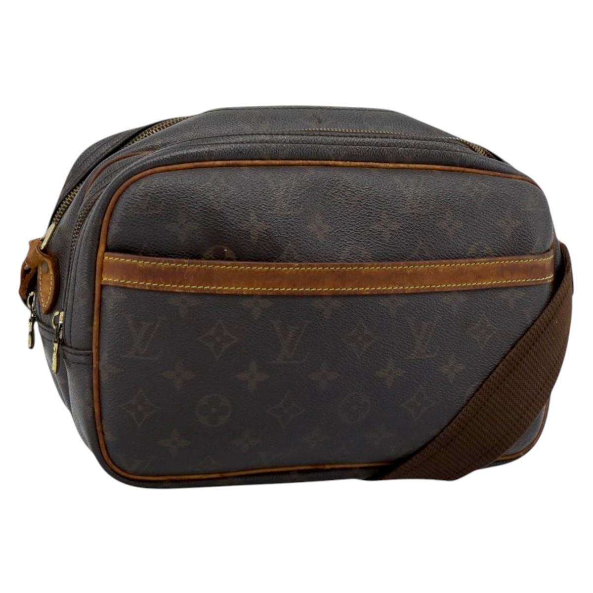LOUIS VUITTON Monogram Reporter PM Shoulder Bag M45254 LV Auth bs35458