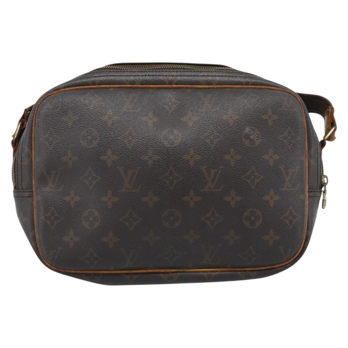 LOUIS VUITTON Monogram Reporter PM Shoulder Bag M45254 LV Auth bs35458