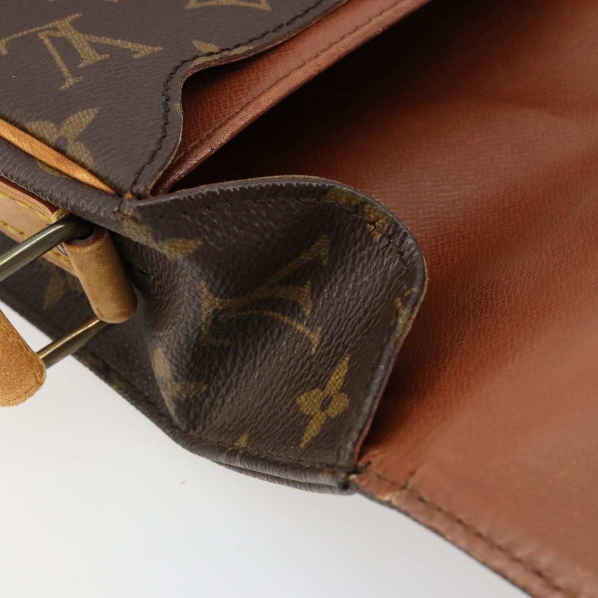 LOUIS VUITTON Monogram Cartouchiere MM Shoulder Bag M51253 LV Auth bs35459
