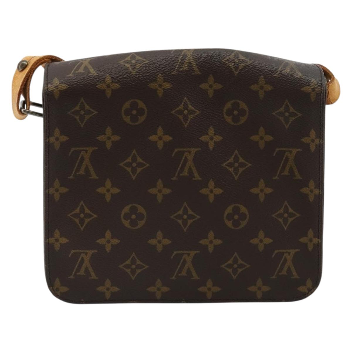 LOUIS VUITTON Monogram Cartouchiere MM Shoulder Bag M51253 LV Auth bs35459
