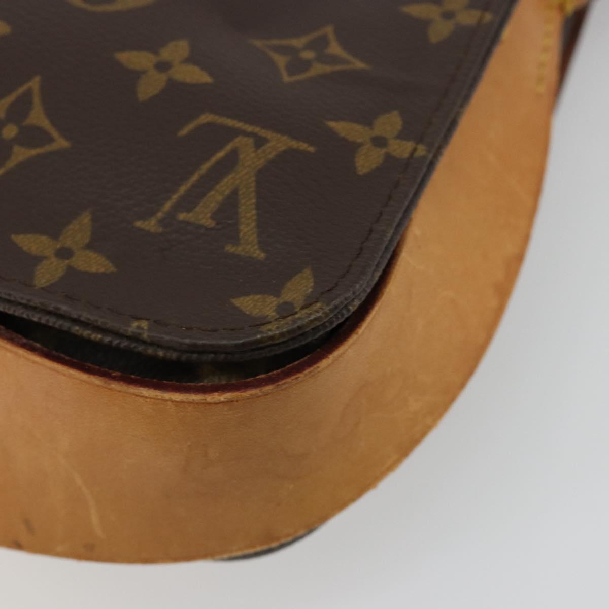 LOUIS VUITTON Monogram Cartouchiere MM Shoulder Bag M51253 LV Auth bs35460