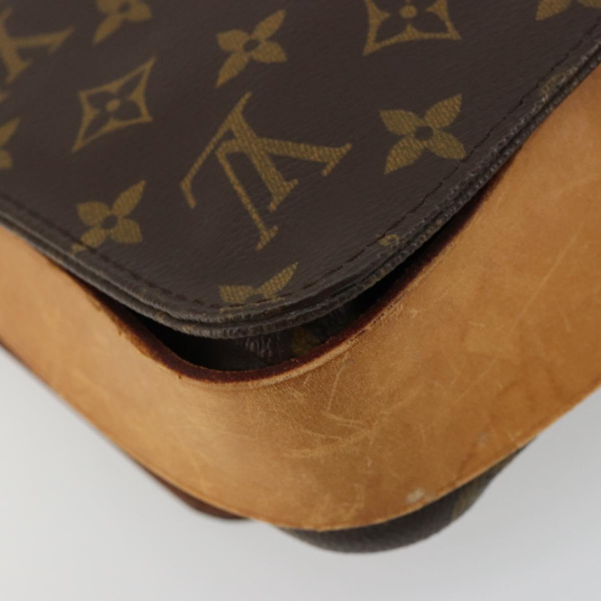 LOUIS VUITTON Monogram Cartouchiere MM Shoulder Bag M51253 LV Auth bs35460