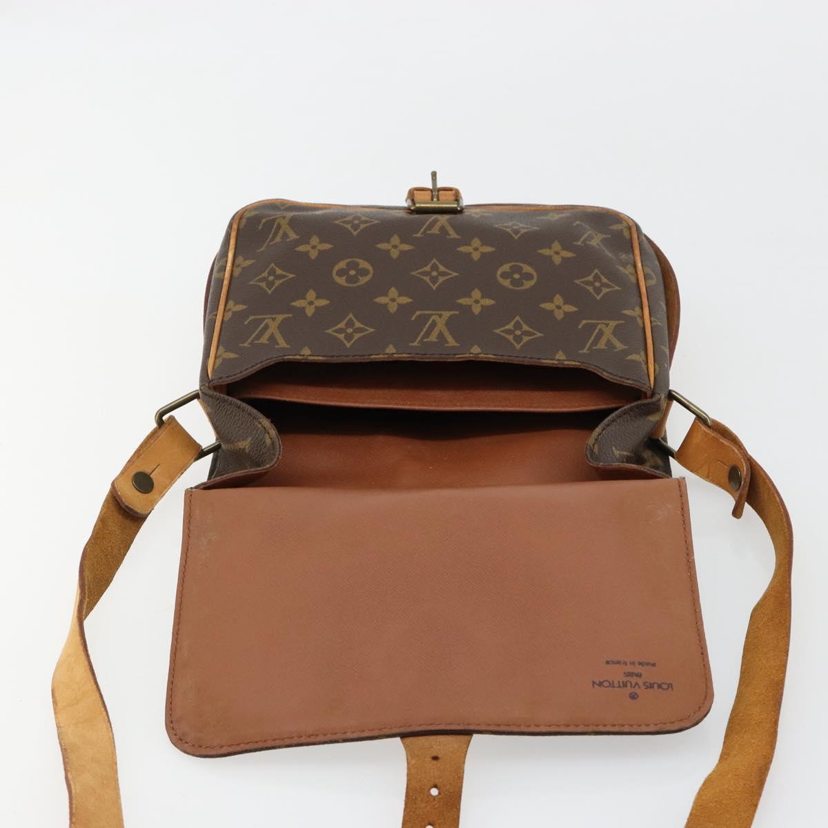 LOUIS VUITTON Monogram Cartouchiere MM Shoulder Bag M51253 LV Auth bs35460