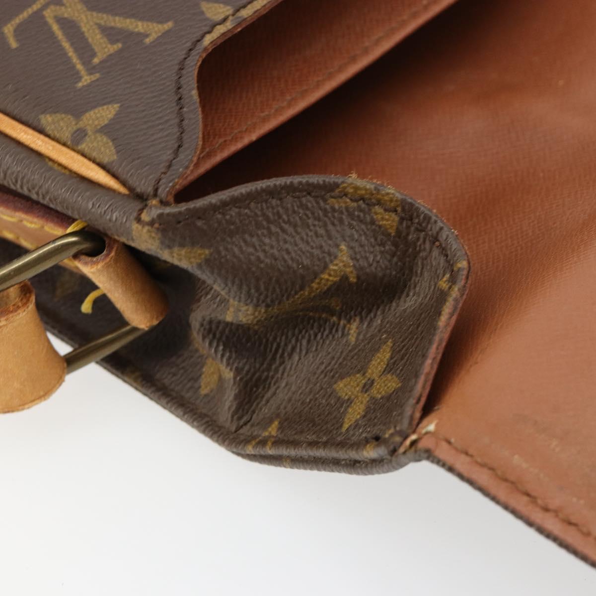 LOUIS VUITTON Monogram Cartouchiere MM Shoulder Bag M51253 LV Auth bs35460