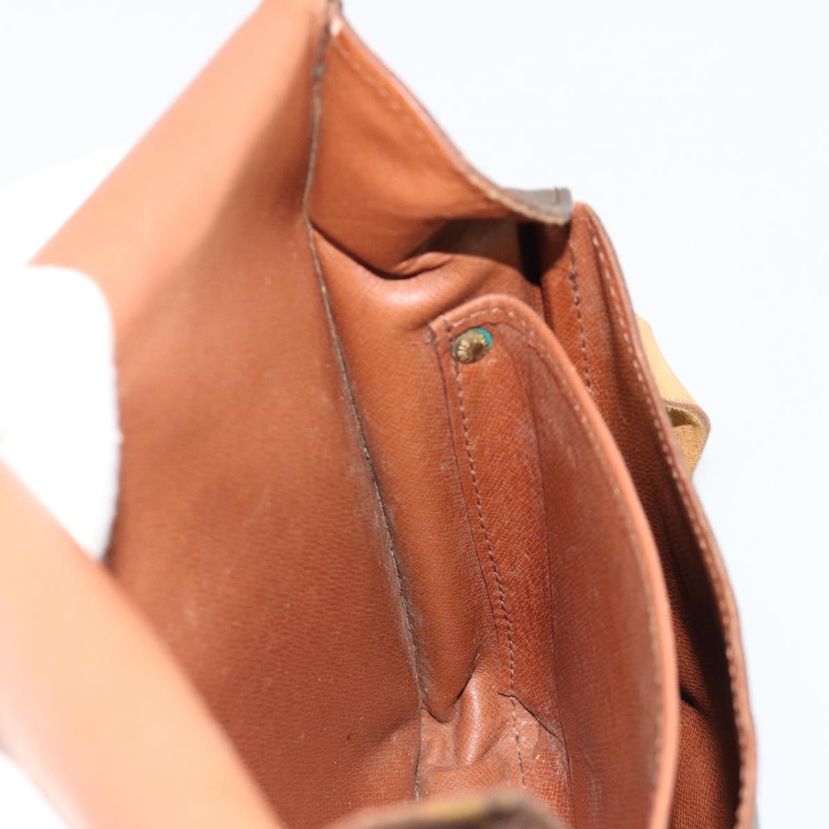 LOUIS VUITTON Monogram Cartouchiere MM Shoulder Bag M51253 LV Auth bs35460
