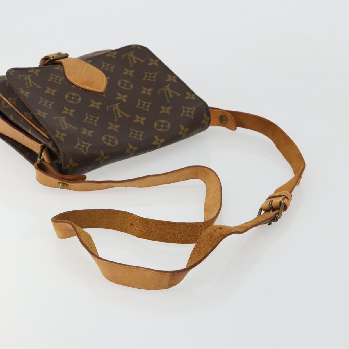 LOUIS VUITTON Monogram Cartouchiere MM Shoulder Bag M51253 LV Auth bs35460