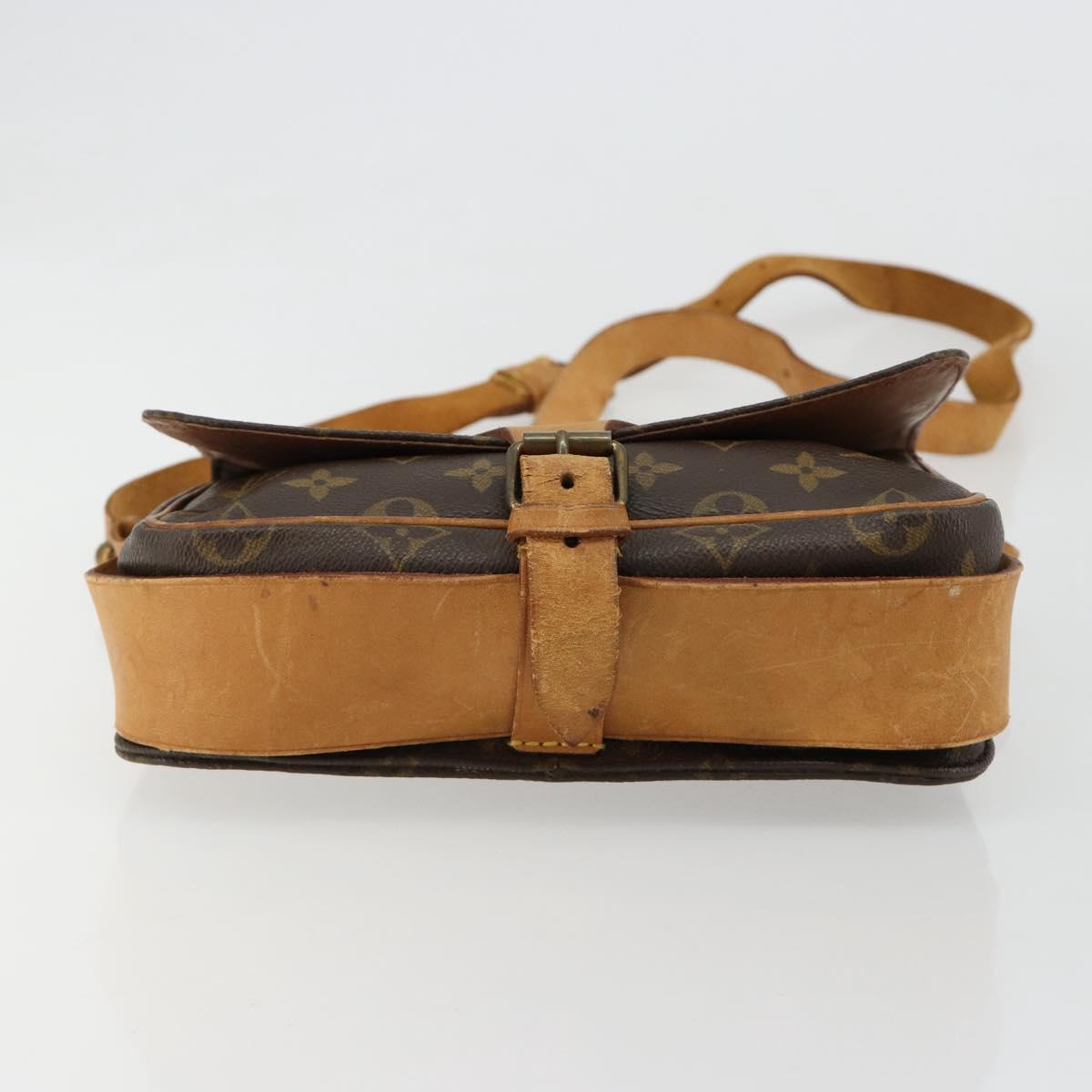 LOUIS VUITTON Monogram Cartouchiere MM Shoulder Bag M51253 LV Auth bs35460