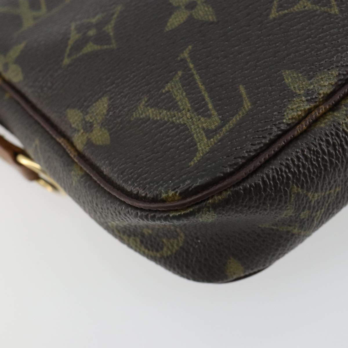 LOUIS VUITTON Monogram Pochette Accessoires Pouch M51980 LV Auth bs35461