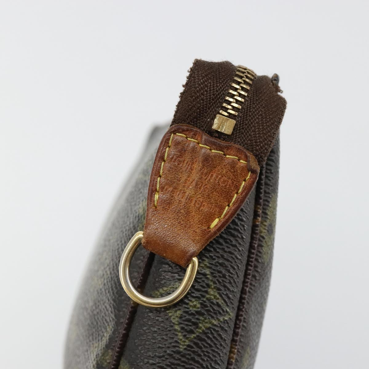 LOUIS VUITTON Monogram Pochette Accessoires Pouch M51980 LV Auth bs35461