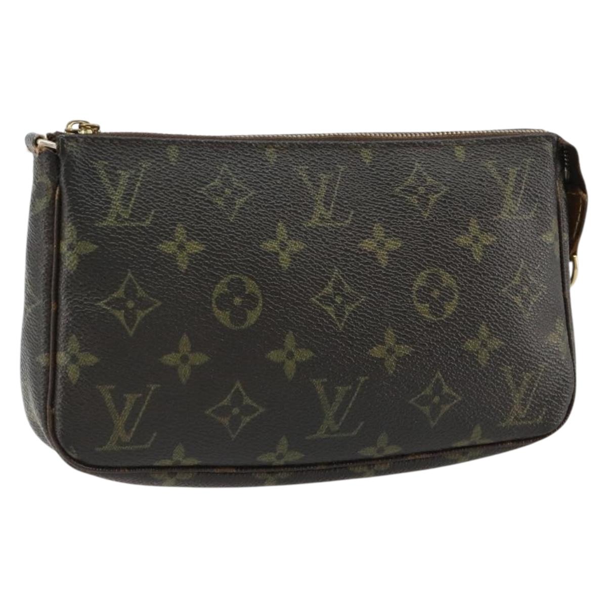 LOUIS VUITTON Monogram Pochette Accessoires Pouch M51980 LV Auth bs35461