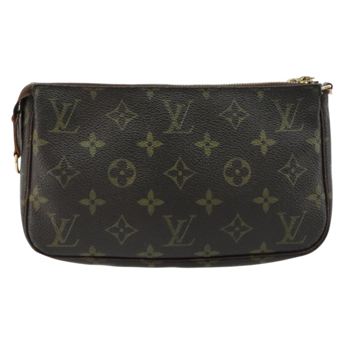 LOUIS VUITTON Monogram Pochette Accessoires Pouch M51980 LV Auth bs35461