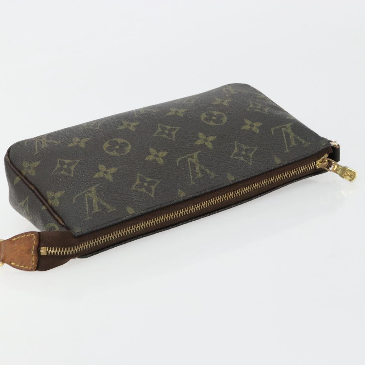 LOUIS VUITTON Monogram Pochette Accessoires Pouch M51980 LV Auth bs35461