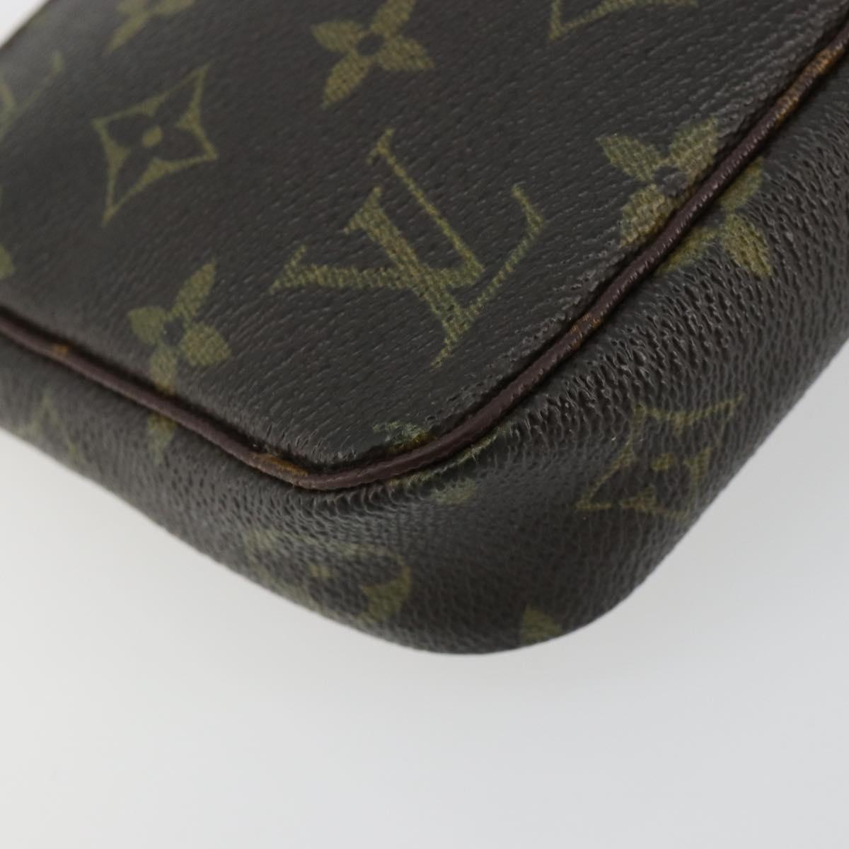 LOUIS VUITTON Monogram Pochette Accessoires Pouch M51980 LV Auth bs35461