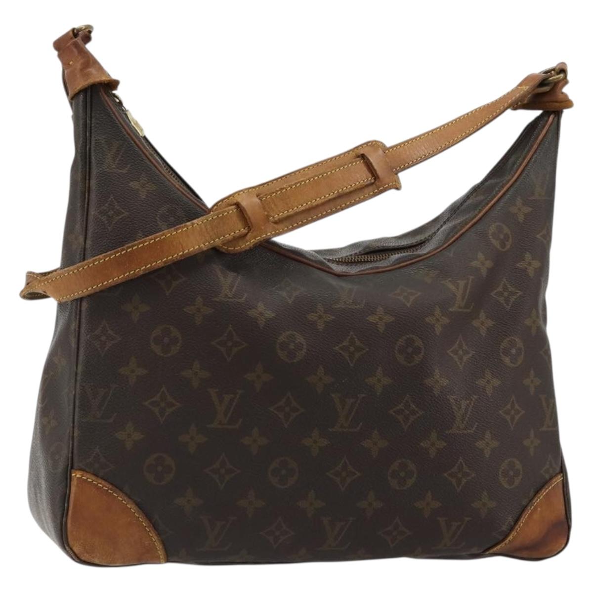 LOUIS VUITTON Monogram Boulogne 35 Shoulder Bag M51260 LV Auth bs35462