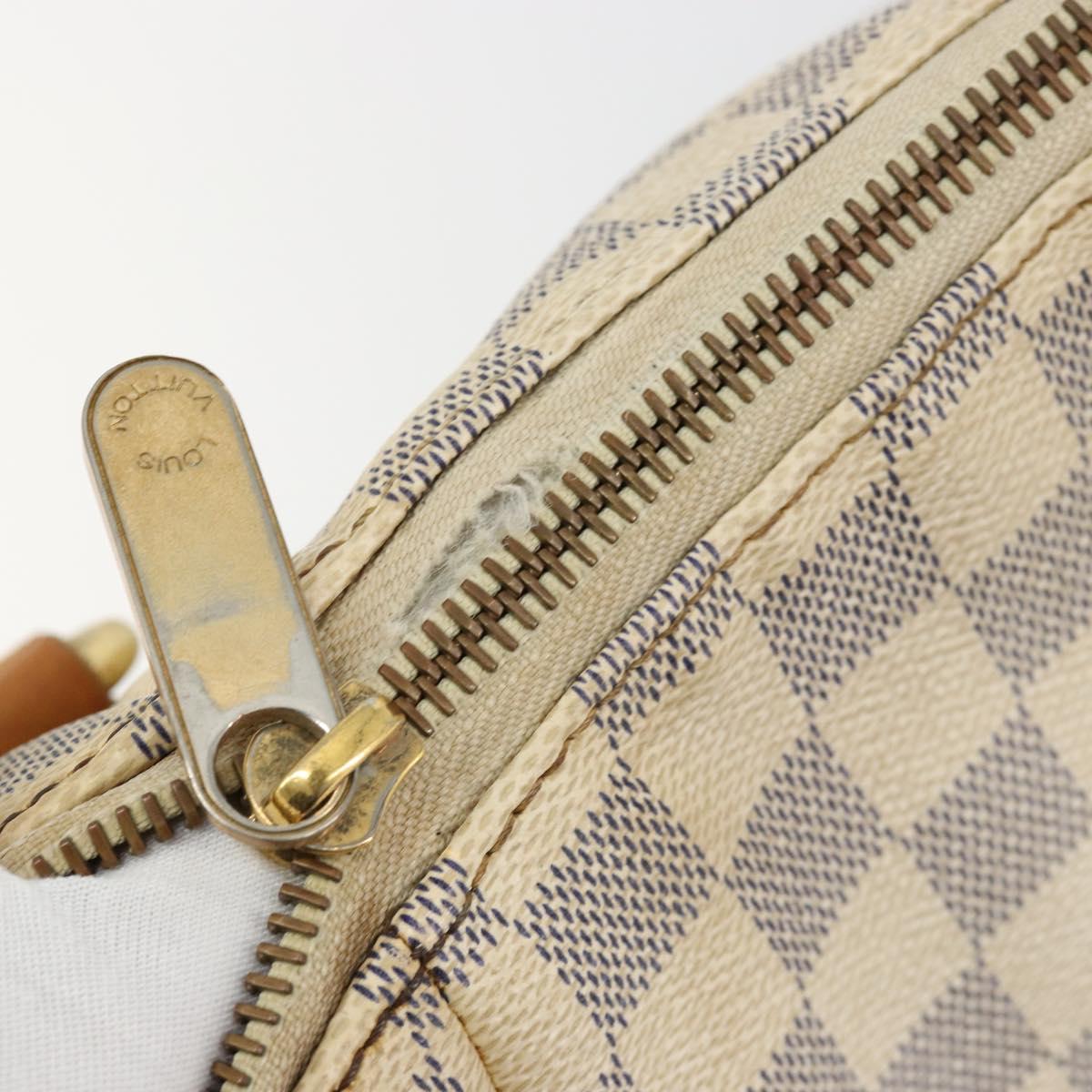LOUIS VUITTON Damier Azur Totally PM Tote Bag N41280 LV Auth bs35467