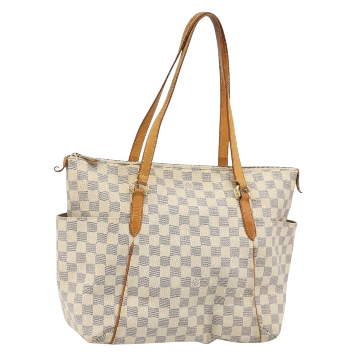 LOUIS VUITTON Damier Azur Totally PM Tote Bag N41280 LV Auth bs35467