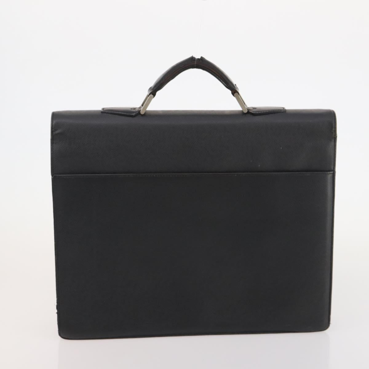 LOUIS VUITTON Taiga Serviette Kourad Business 2 Set Acajou Epicea Auth bs35468
