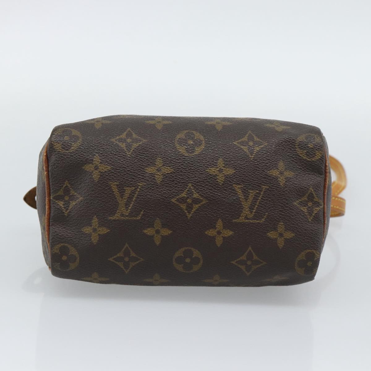 LOUIS VUITTON Monogram Mini Speedy Bandouliere Japon 88 Bag M99014 Auth bs35472