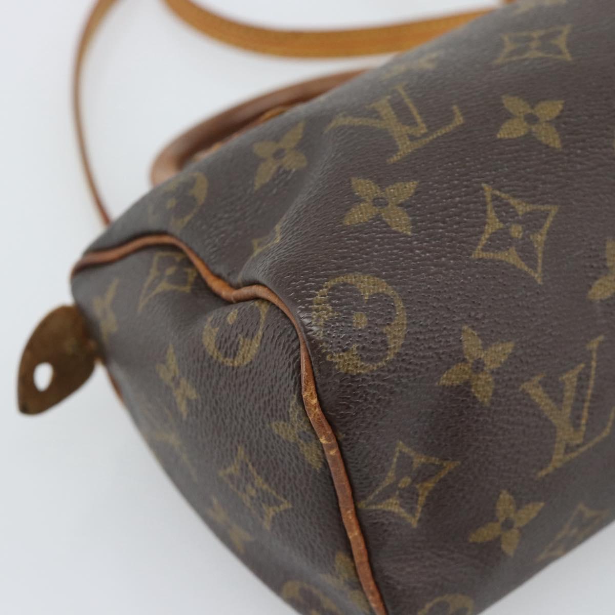 LOUIS VUITTON Monogram Mini Speedy Bandouliere Japon 88 Bag M99014 Auth bs35472