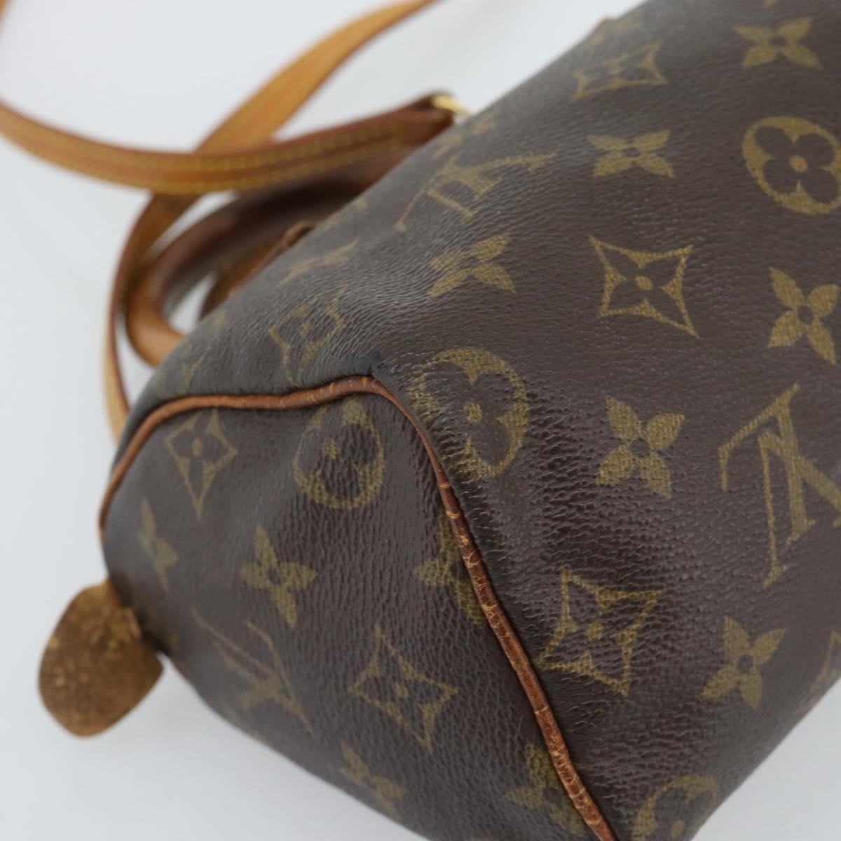 LOUIS VUITTON Monogram Mini Speedy Bandouliere Japon 88 Bag M99014 Auth bs35472