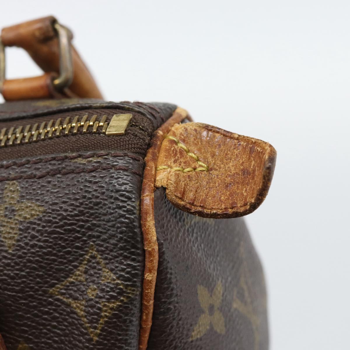 LOUIS VUITTON Monogram Mini Speedy Bandouliere Japon 88 Bag M99014 Auth bs35472