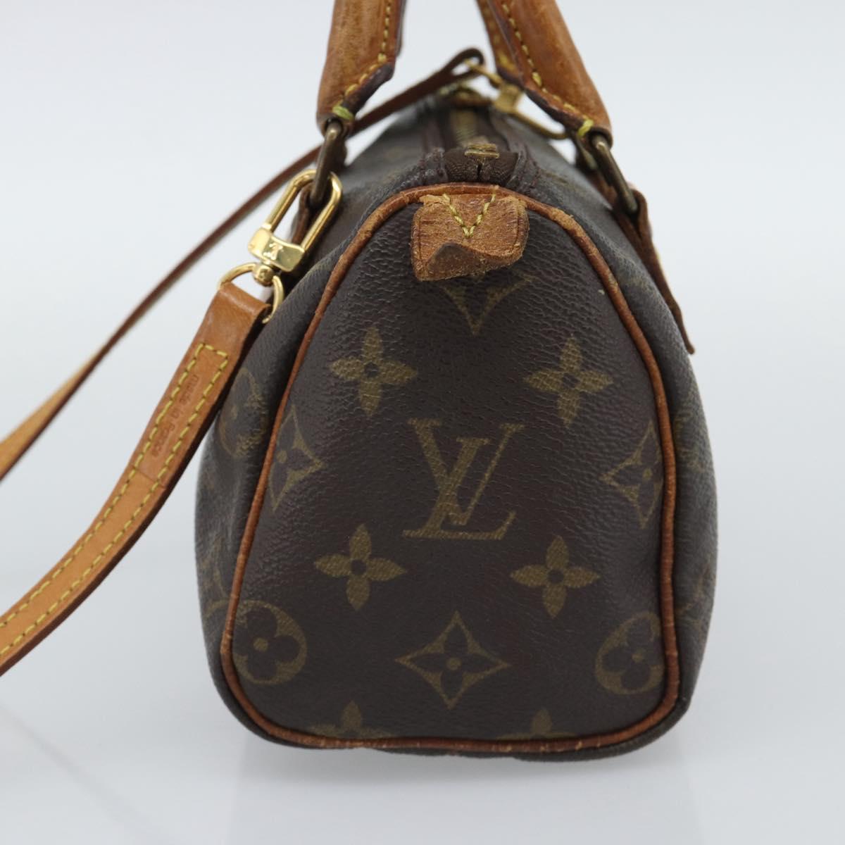 LOUIS VUITTON Monogram Mini Speedy Bandouliere Japon 88 Bag M99014 Auth bs35472