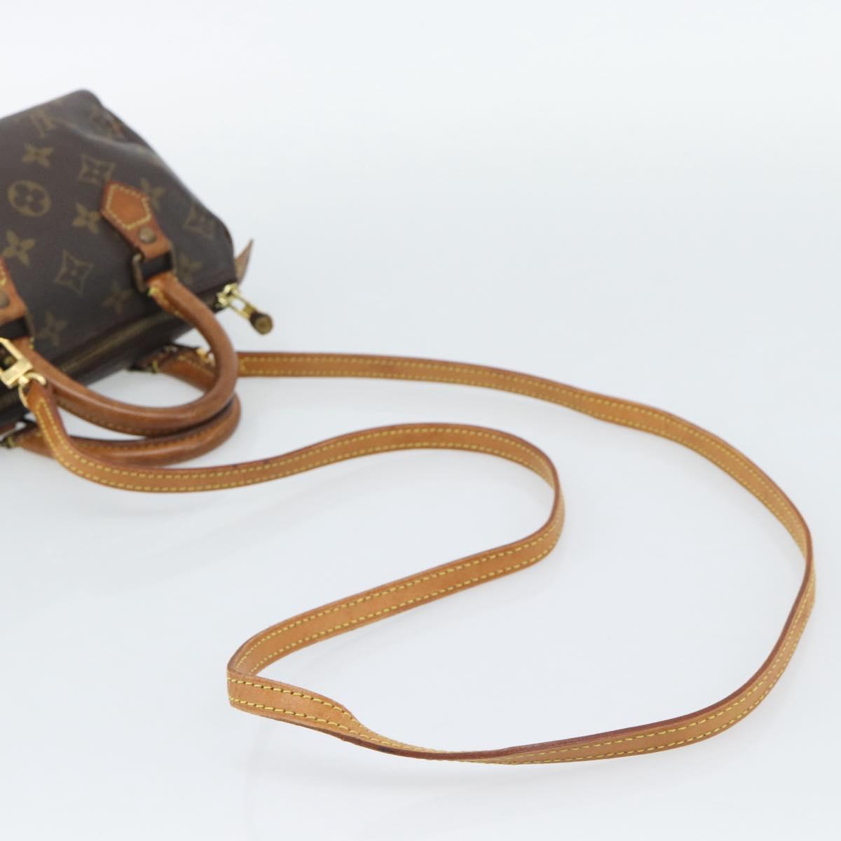 LOUIS VUITTON Monogram Mini Speedy Bandouliere Japon 88 Bag M99014 Auth bs35472