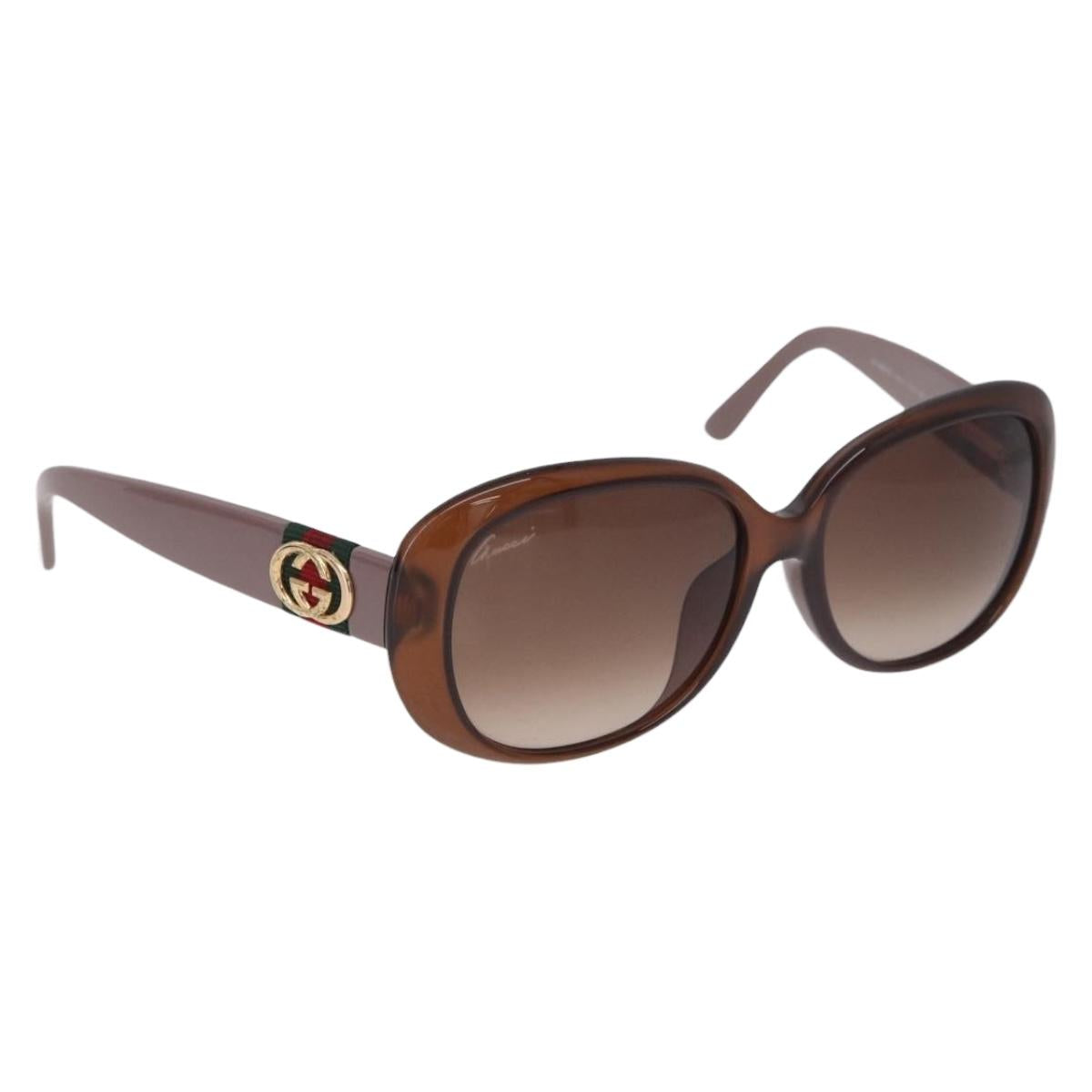 GUCCI Sunglasses plastic Black Auth bs35477