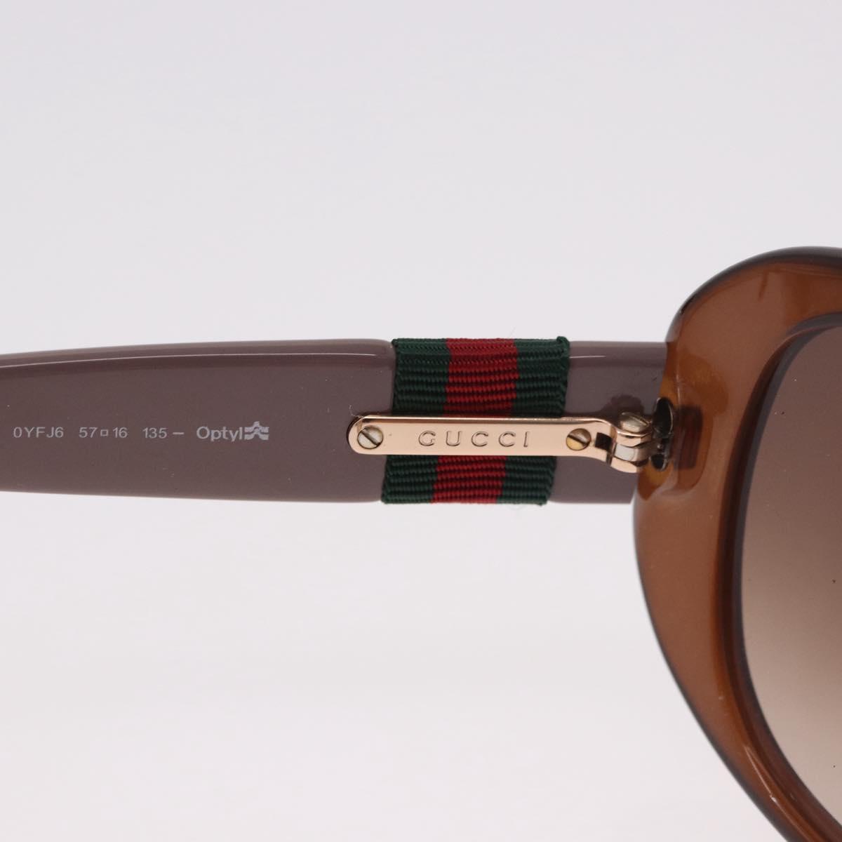 GUCCI Sunglasses plastic Black Auth bs35477