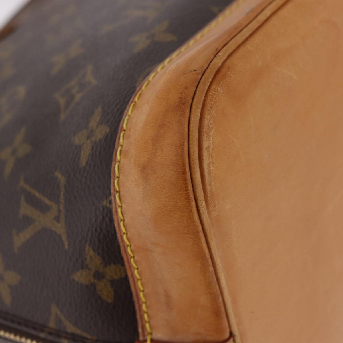 LOUIS VUITTON Monogram Alma Hand Bag M51130 LV Auth bs35485