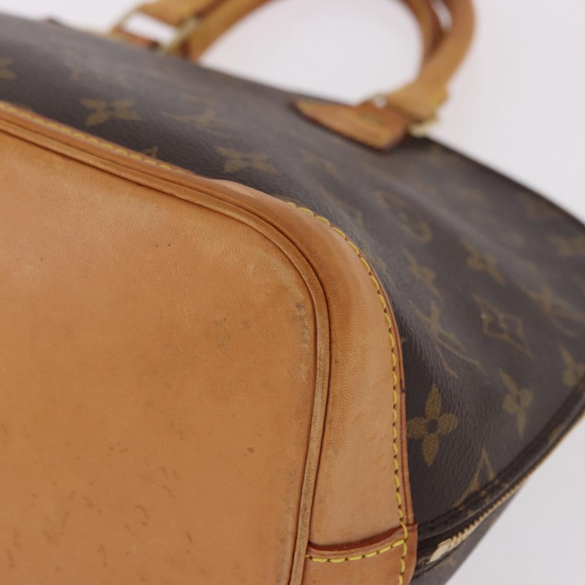 LOUIS VUITTON Monogram Alma Hand Bag M51130 LV Auth bs35485