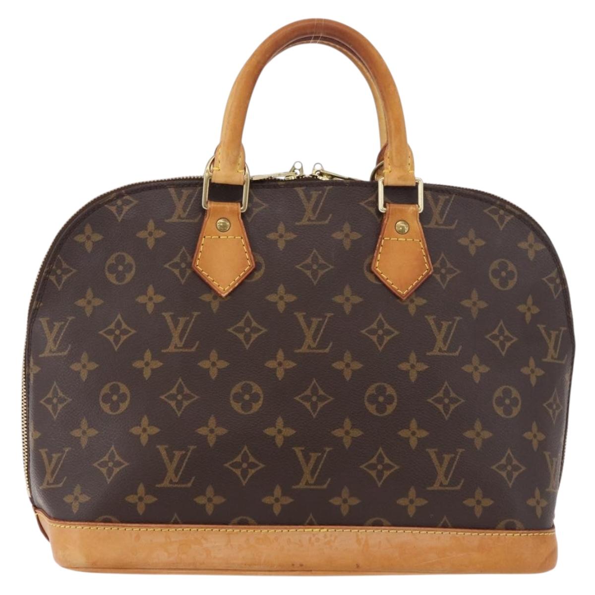 LOUIS VUITTON Monogram Alma Hand Bag M51130 LV Auth bs35485