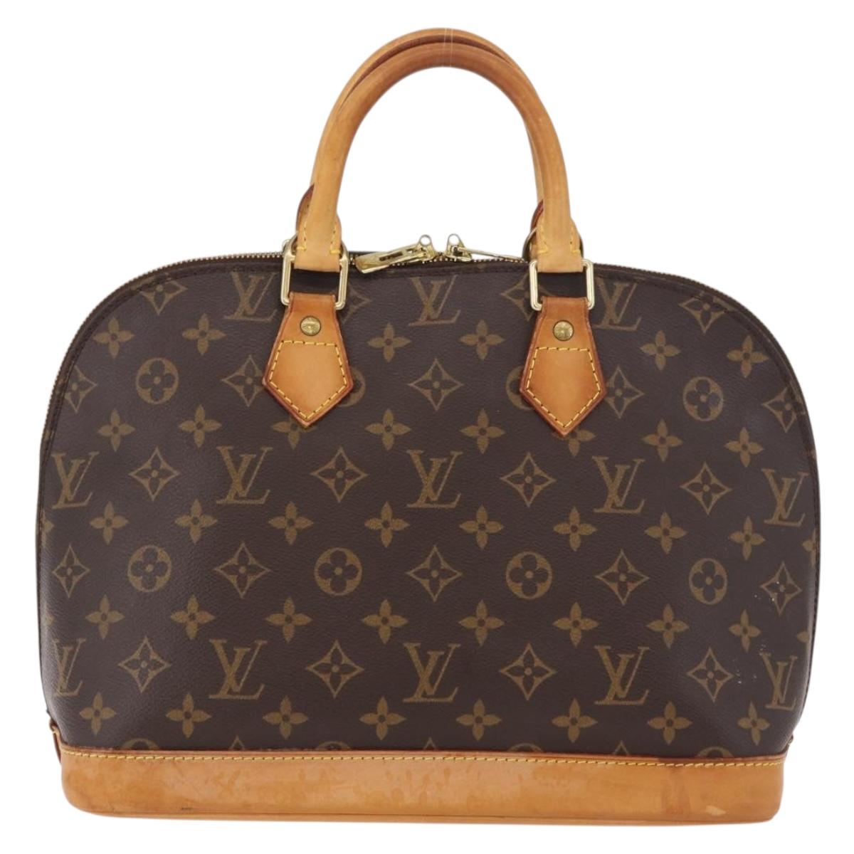 LOUIS VUITTON Monogram Alma Hand Bag M51130 LV Auth bs35485