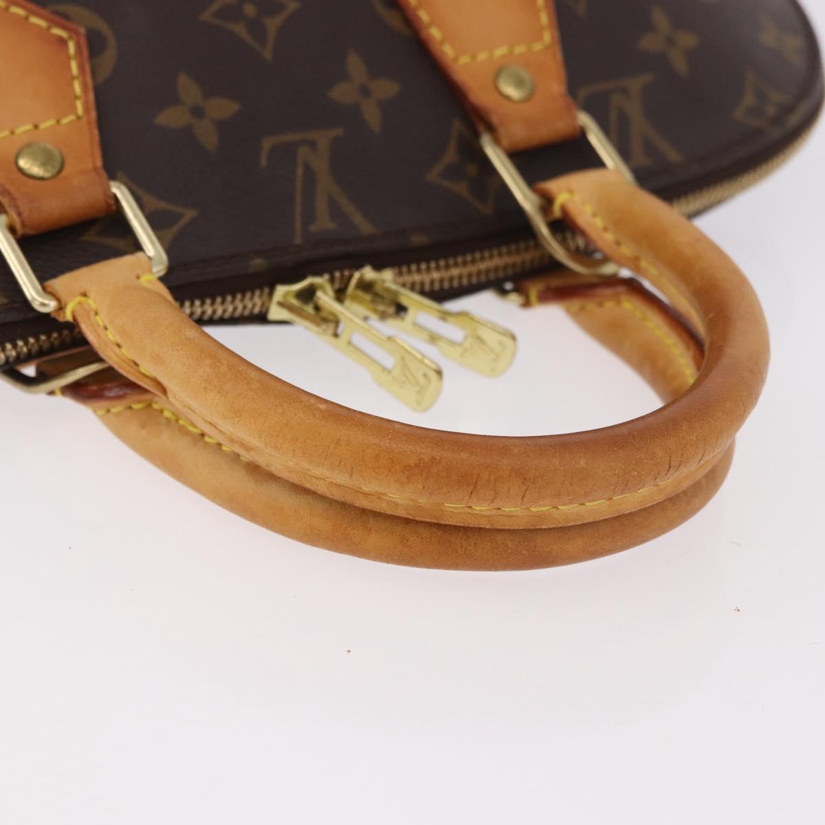 LOUIS VUITTON Monogram Alma Hand Bag M51130 LV Auth bs35485