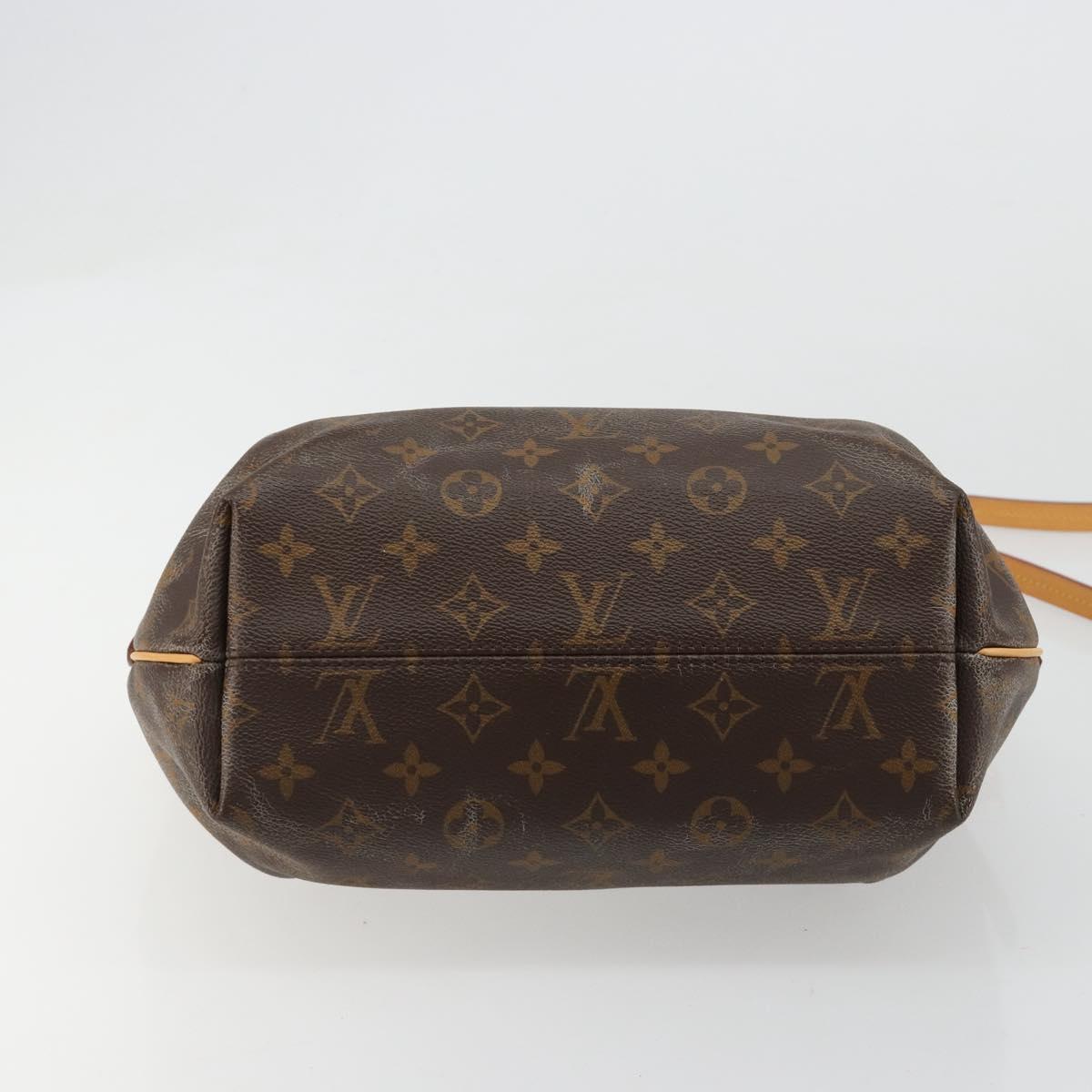 LOUIS VUITTON Monogram Turen PM Hand Bag 2way M48813 LV Auth bs35486