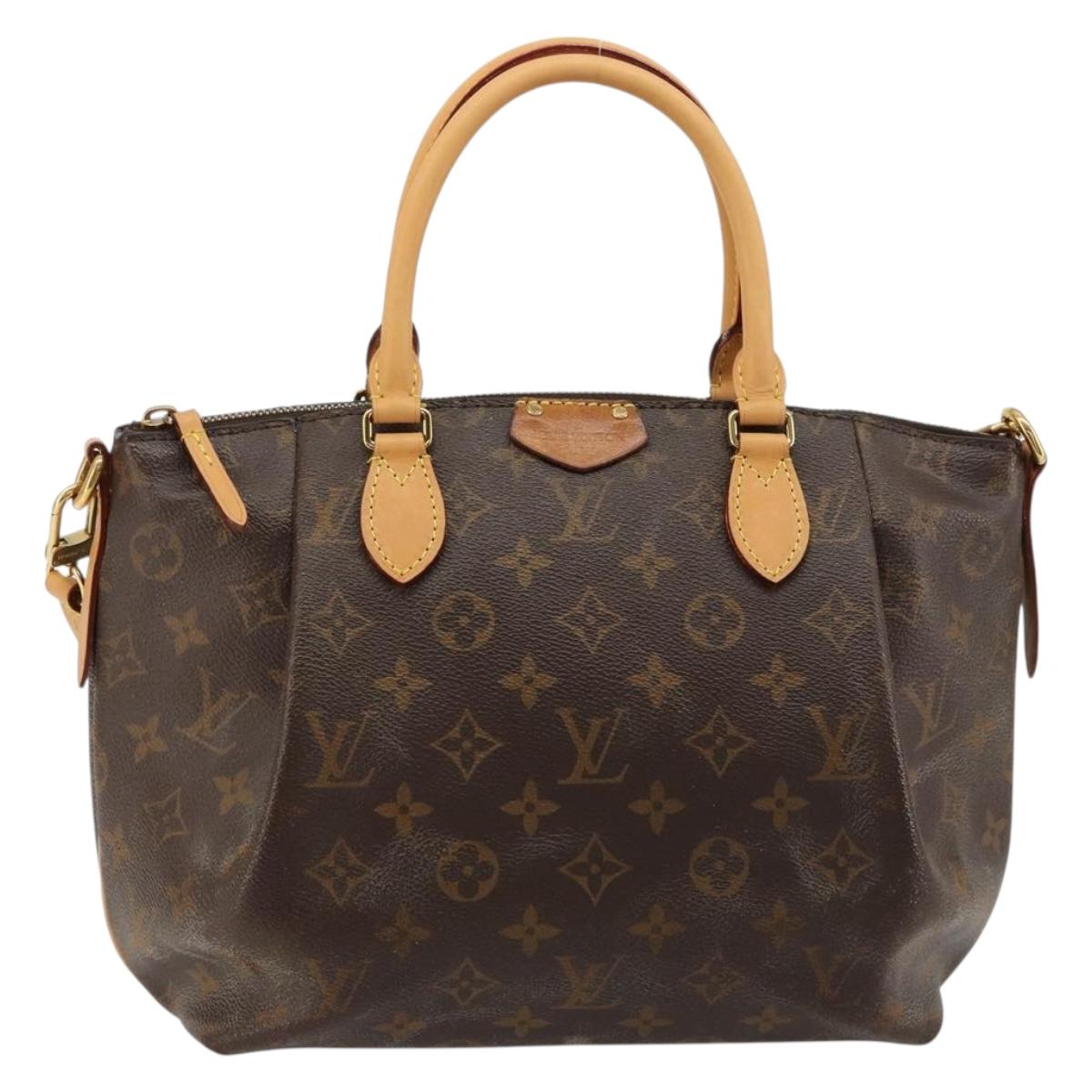 LOUIS VUITTON Monogram Turen PM Hand Bag 2way M48813 LV Auth bs35486