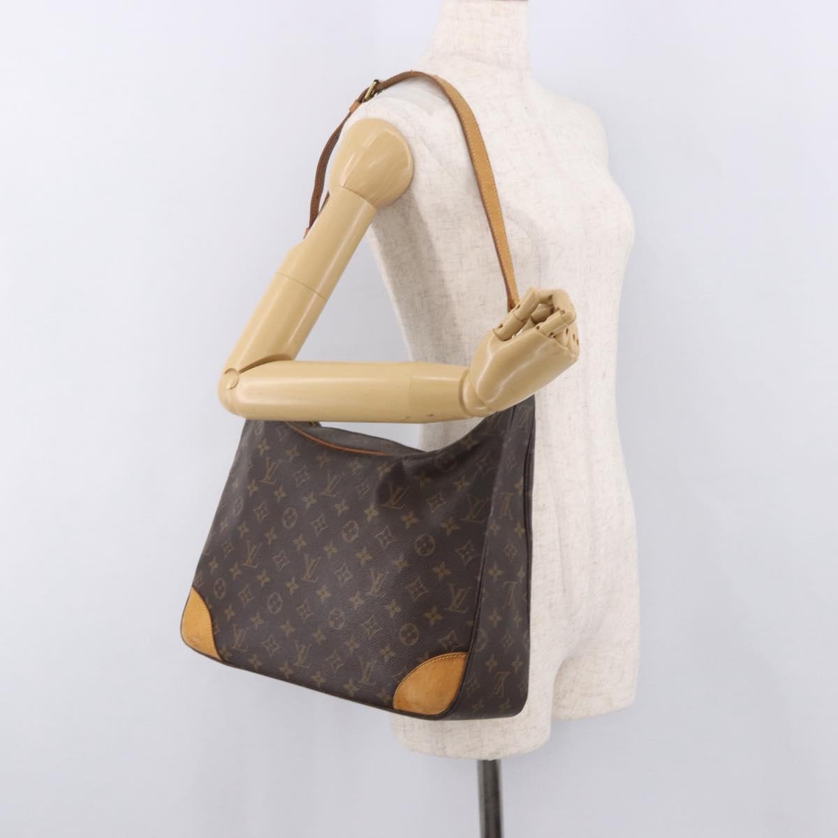 LOUIS VUITTON Monogram Boulogne 35 Shoulder Bag M51260 LV Auth bs35487