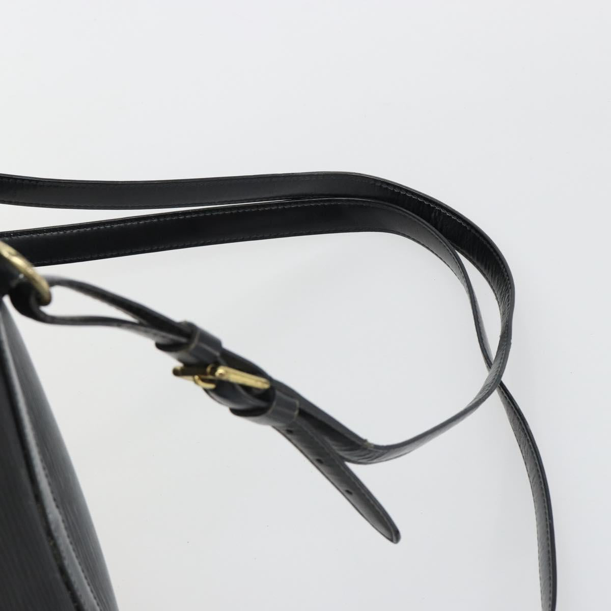LOUIS VUITTON Epi Coblanc Shoulder Bag Black M52292 LV Auth bs35531