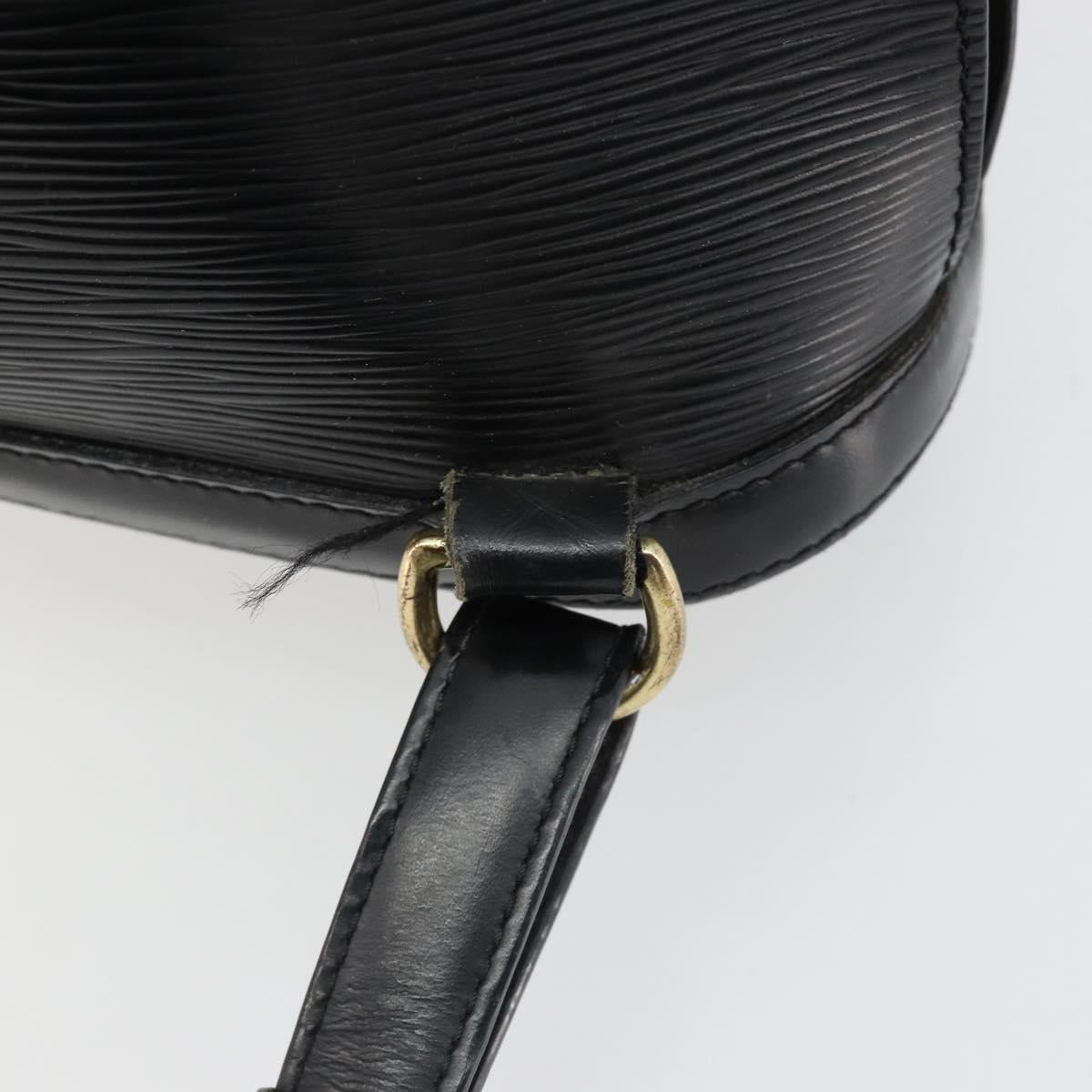 LOUIS VUITTON Epi Coblanc Shoulder Bag Black M52292 LV Auth bs35531