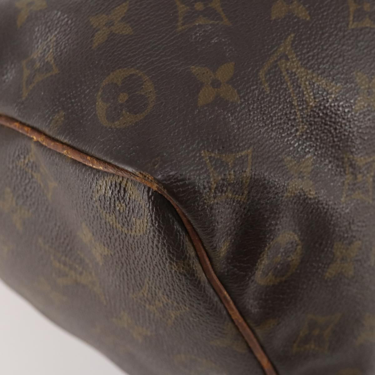 LOUIS VUITTON Monogram Speedy 35 Hand Bag M41524 LV Auth bs35533