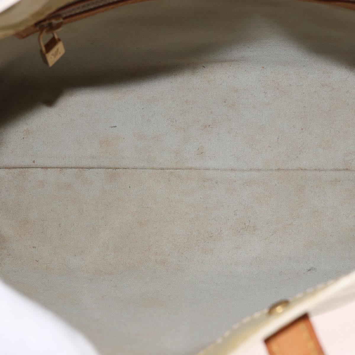 LOUIS VUITTON Monogram Vernis Reade PM Hand Bag Perle M91336 LV Auth bs35535