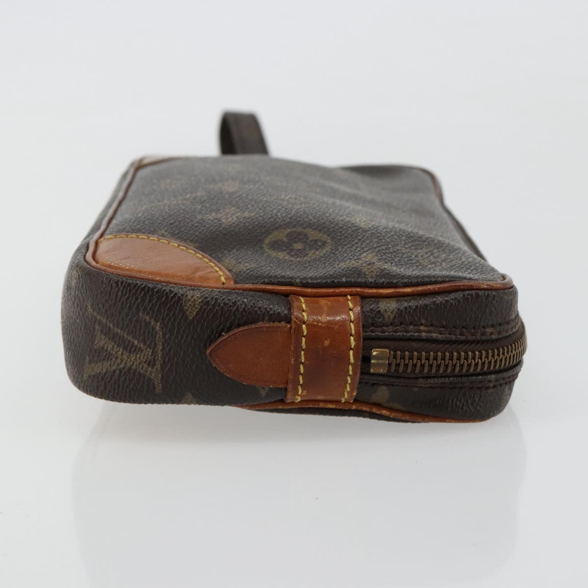 LOUIS VUITTON Monogram Marly Dragonne PM Clutch Bag M51827 LV Auth bs35536