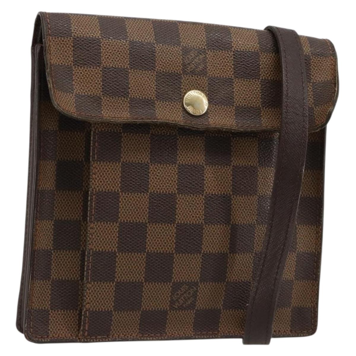 LOUIS VUITTON Damier Ebene Pimlico Shoulder Bag N45272 LV Auth bs35537